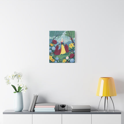 🌹🌿 The Willow Garden Promenade Placemat – Art Deco Floral Elegance