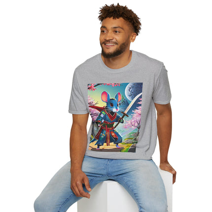 Cyber Samurai Rat Softstyle T-Shirt