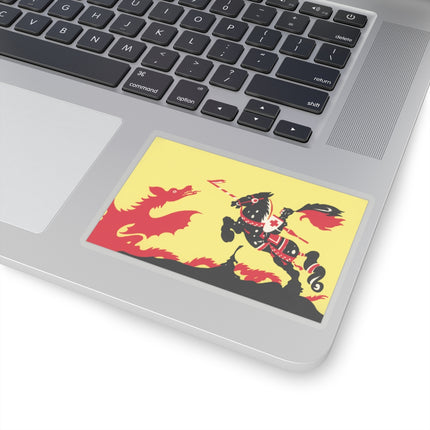 George and the Dragon Kiss-Cut Stickers (4 Sizes)