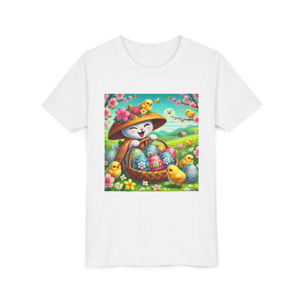 Geisha Kitten’s Easter Delight Youth Short Sleeve Tee