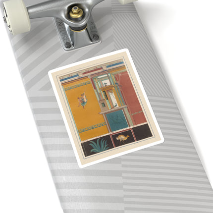The most beautiful walls in Pompeii Pl.20 by Victor Steeger Kiss-Cut Stickers (4 Sizes)