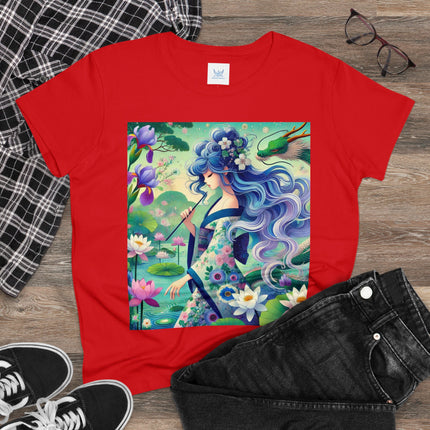 Fairy of the Koi Pond Cotton Tee