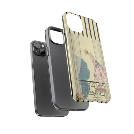 Falbalas et fanfreluches, La Souris by George Barbier Phone Cases