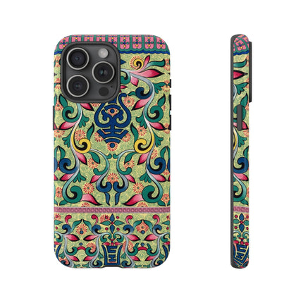 Colorful Flower Pattern by Owen Jones Phone Cases
