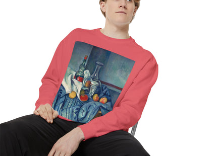 The Peppermint Bottle by Paul Cézanne Unisex Garment-Dyed Sweatshirt