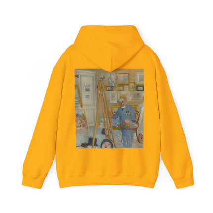 The Skeleton Painter by James Ensor Heavy Blend™ Hooded Sweatshirt