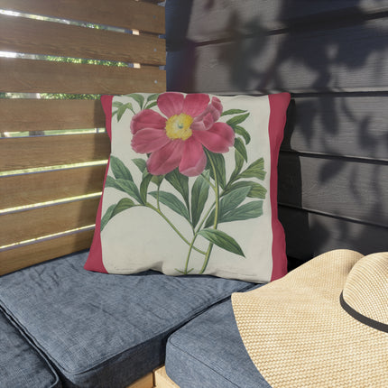 Choix des plus belles fleurs, Plate 075 by Pierre Joseph Redouté Outdoor Pillows