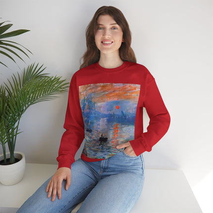Sunrise by Claude Monet Heavy Blend™ Crewneck Sweatshirt
