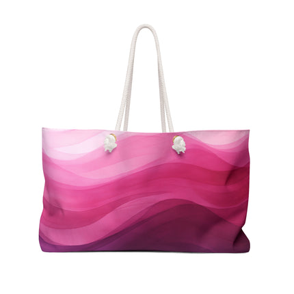 Autumn Serenade in Fuchsia and Pink Weekender Bag