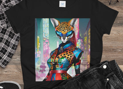 Cyber Cat Glamour Cotton Tee