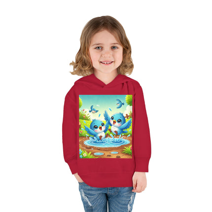 Bluebird Playtime Toddler Pullover Fleece Hoodie