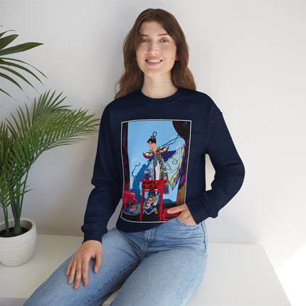 A Visual Journey by Umberto Brunelleschi Women's Heavy Blend™ Crewneck Sweatshirt