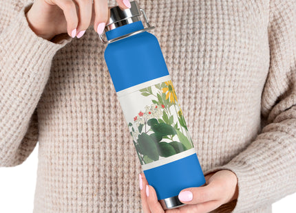 Clerodendrum & Rudbeckia by Tanigami Kônan Copper Vacuum Insulated Bottle, 22oz