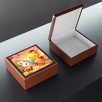 Whimsical Springtime Exchange Jewelry Box