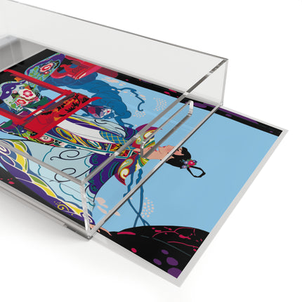 A Visual Journey by Umberto Brunelleschi Acrylic Serving Tray