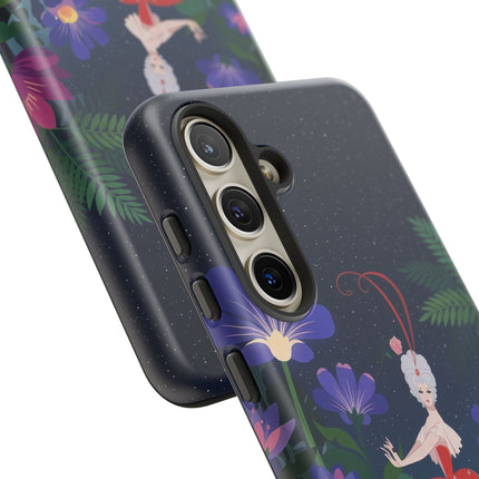 🌺✨ The Lady Of The Starlit Enchanted Garden Phone Case – Art Deco Floral Fantasy
