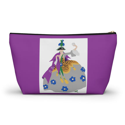 Masquerade Marquise Cosmetic Bag – Art Deco Glamour & Carnival Mystique