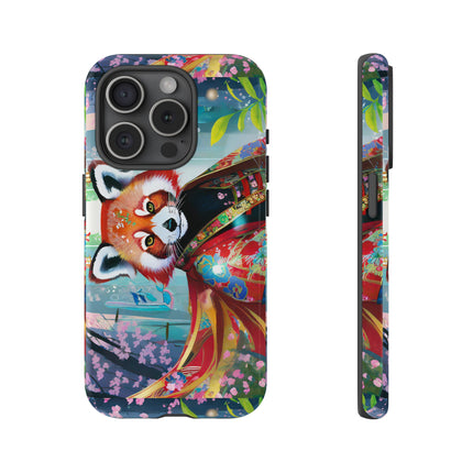 Cybernetic Red Panda Phone Cases