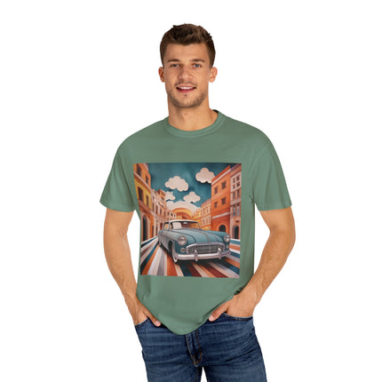 1960 Alfa Romeo Giulietta Unisex Garment-Dyed T-shirt