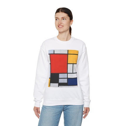 Composition with Red, Yellow, Blue, and Black by Piet Mondrian Heavy Blend™ Crewneck Sweatshirt