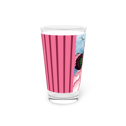 Winter Rose Empress Glass, 16oz