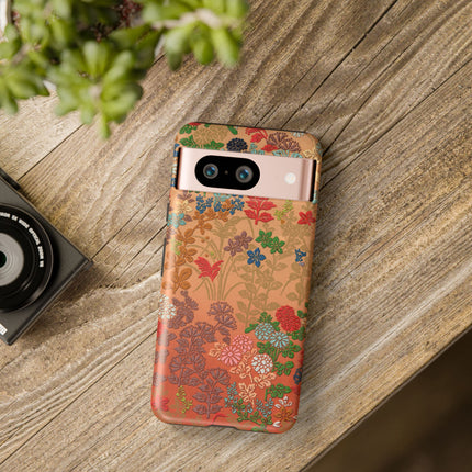 Ornamental Japanese Flower Pattern Phone Cases