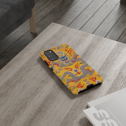 Majestic Dragon Regalia – Imperial 12-Symbol Robe Phone Cases