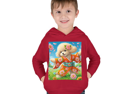 Chrysanthemum Meadow Play Toddler Pullover Fleece Hoodie
