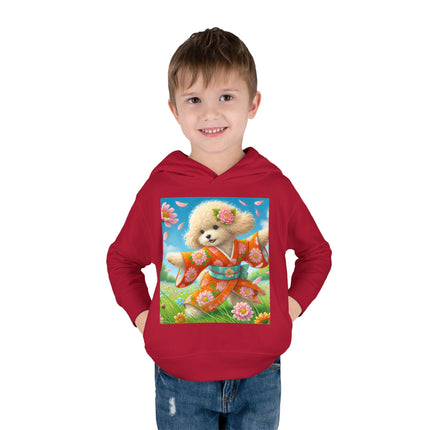 Chrysanthemum Meadow Play Toddler Pullover Fleece Hoodie