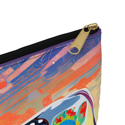 Cyber Glitch Cow Pencil Case