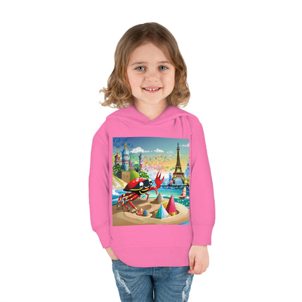 Crab Architect Toddler Pullover Fleece Hoodie