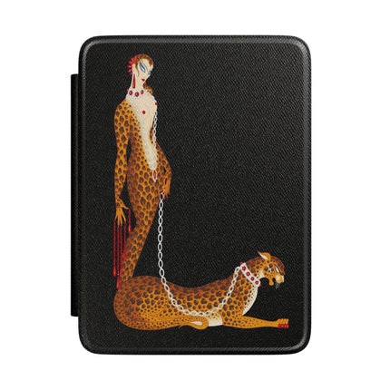 Leopard Queen Kindle Case – Art Deco Glamour & Fierce Elegance
