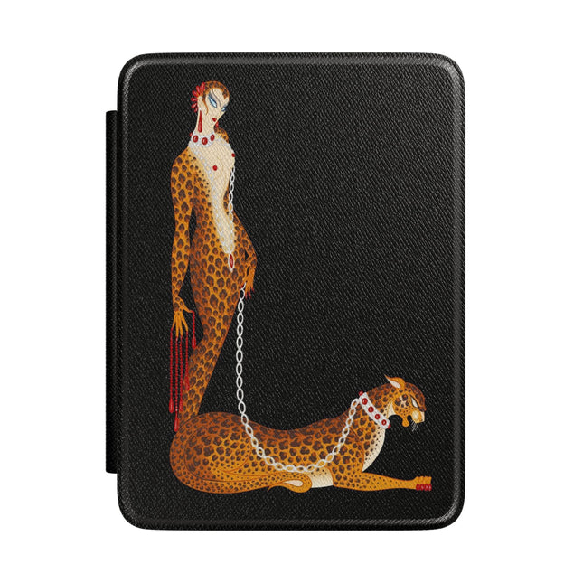 Leopard Queen Kindle Case – Art Deco Glamour & Fierce Elegance