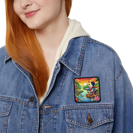 Sailor Kitten’s River Adventure Iron-On Patches