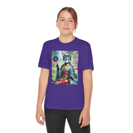 Cyberpunk Geisha Youth Competitor Tee