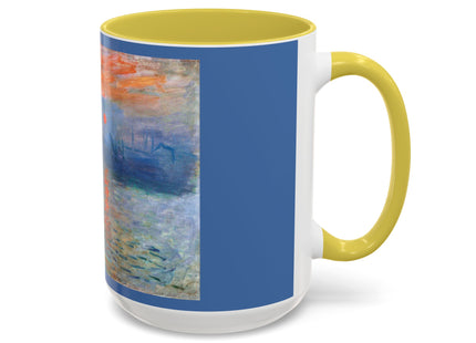 Sunrise by Claude Monet Colorful Mugs (11oz, 15oz)