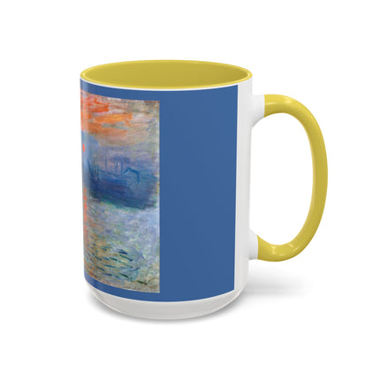 Sunrise by Claude Monet Colorful Mugs (11oz, 15oz)