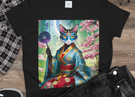 Cyberpunk Geisha Cotton Tee