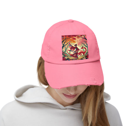 The Dragon Fairy’s Dance Unisex Distressed Cap