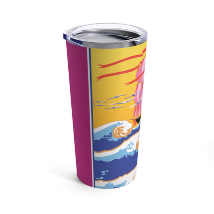 Golden Seas and Whimsical Dreams Tumbler 20oz