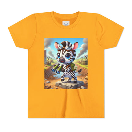Zebra Lookout Youth Short Sleeve Tee