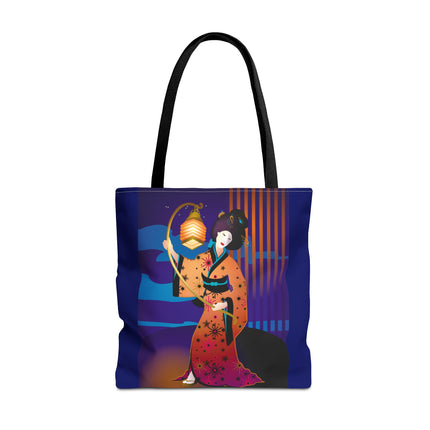 The Enchanting Geisha Tote Bag (AOP)