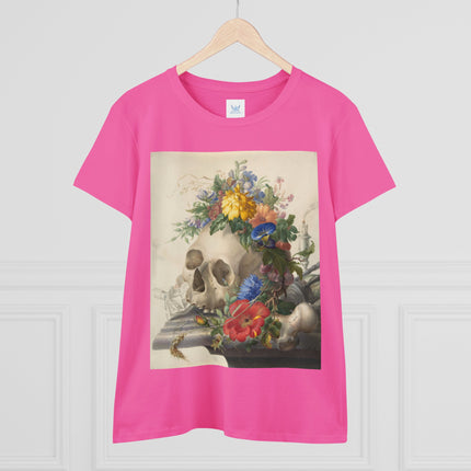 Vanitas Still Life by Herman Henstenburgh Women's Midweight Cotton Tee
