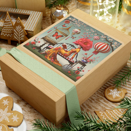 Reading In A Painted Garden Kiss-Cut Stickers (4 Sizes)