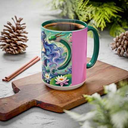 Fairy of the Koi Pond Colorful Mugs (11oz, 15oz)
