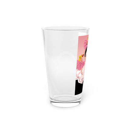 Pierrot & Fairies Dressed in Pink by Sofia Chiostri Glass, 16oz