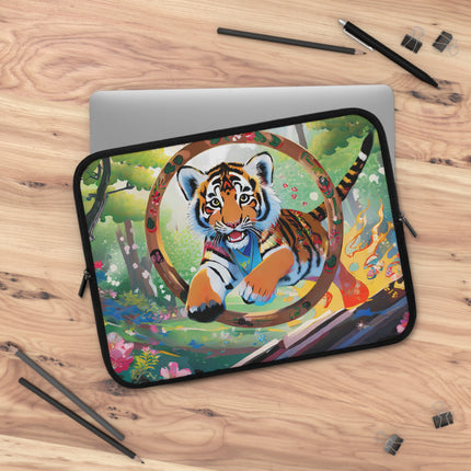Majestic Tiger Cub Laptop Sleeve