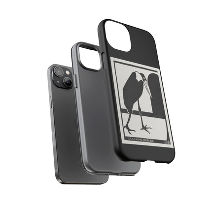 A Lame Marabou by Samuel Jessurun de Mesquita Phone Cases