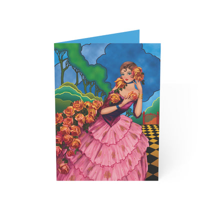 Enchanted Elegance by Bonora Degami Greeting Card 1, 10, 30, and 50pcs