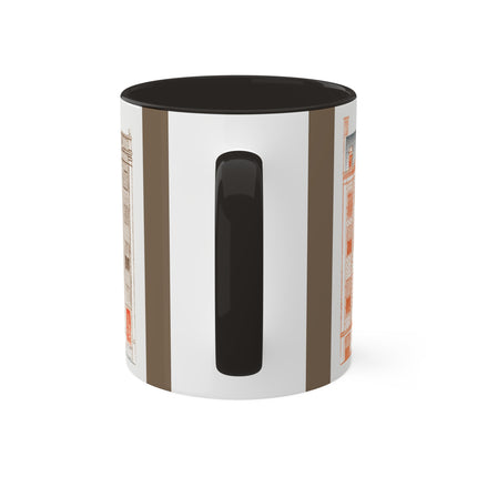 Amsterdam Canal Houses by Johan Teyler Colorful Mugs, 11oz